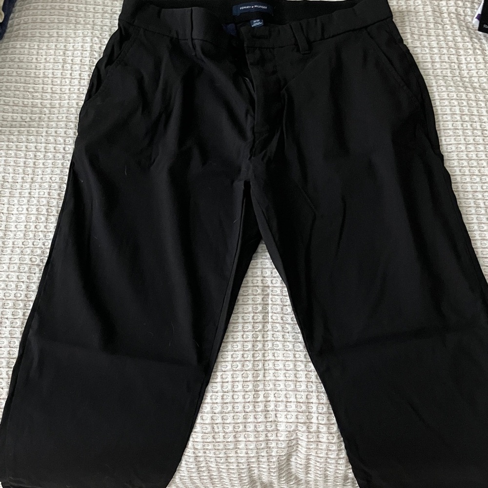 Tommy Hilfiger Men's Black Chinos